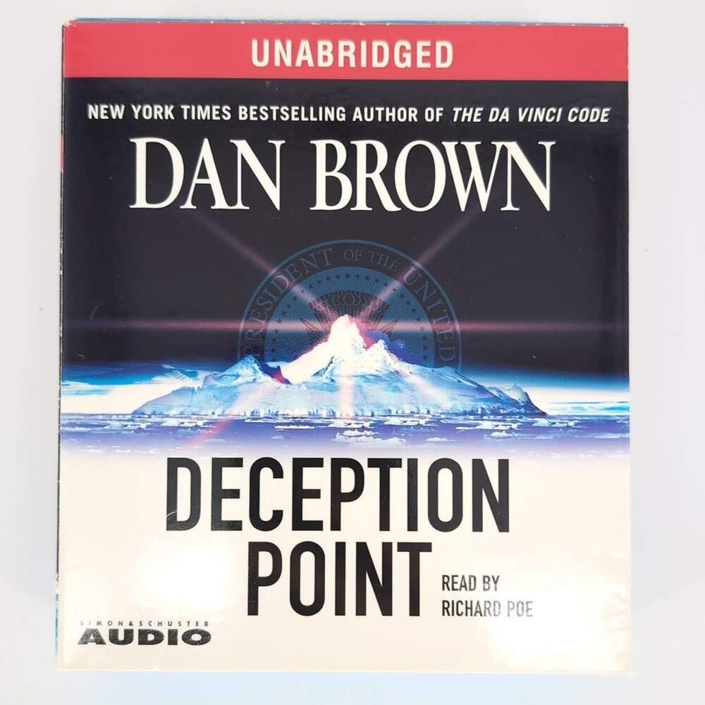 Deception Point AUDIO BOOK Novel by Dan Brown - 15 Compact Discs / CDs - GUC
